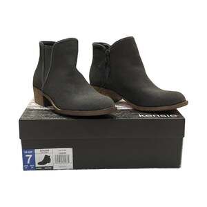 Kensie Gerona Ankle Boots Women’s Size 7 Dark Grey Textured